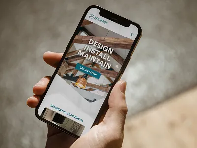 New Design Electrical - Website branding design graphic design identity ui web web design website