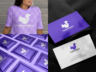 FURRYFIESTA LOGO animal branding design graphic design illustration logo rabit
