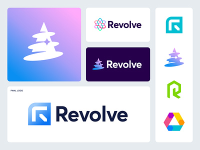 Revolve - Visual identity design brand identity branding creative logo logo visual identity
