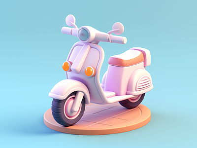 3D Funny Motorcycle, 3D Cute Motorcycle, 3D Pastel Motorcycle 3d 3d art 3d design 3d illustration 3d motorbike 3d motorcycle 3d nft ai ai artist cool design 3d cute motorbike design discord fiverr designer gerdoo illustration midjourney motorbike 3d models motorcycle 3d models pastel colors