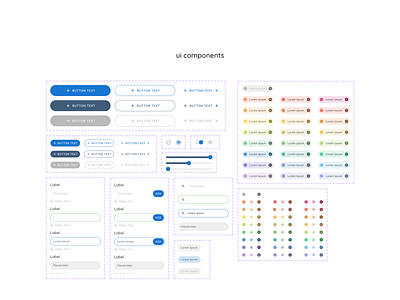 UI Components Kit - Mobile App buttons chip chips componentkit components designguide designkit designsystem filtership inputbox inputchip statuschip suggestionchip tag ui uicomponents uiux userexperinece userinterface