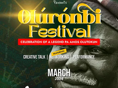 African Festival Flyer Design african festival flyer branding design festival flyer design flyer flyer design graphic design illustration