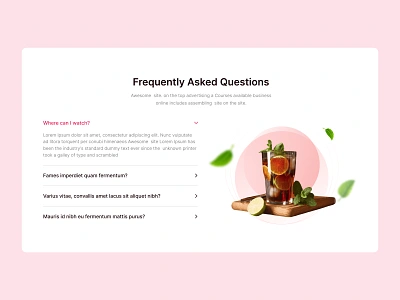 Website FAQ UI/UX Design 3d adobe xd branding faq faq design figma frequently asked questions graphic design logo minimal faq restaurant faq ui ui ux ui ux design ux website design website faq