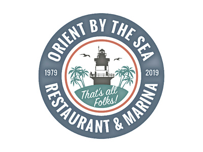Orient by the Sea T-Shirt branding graphics logo tshirt