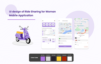 Roadbook BD - Empowering Women with Safe Bike Ride-sharing mobile app ui ux research