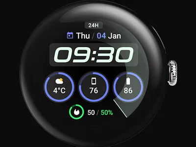 Active 2: Wear OS 4 watch face amoled watch faces amoledwatchfaces app design digital google play kotlin material3 pixel watch pixelwatch2 ui watch face watch face format wear os