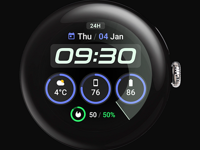 Active 2: Wear OS 4 watch face amoled watch faces amoledwatchfaces app design digital google play kotlin material3 pixel watch pixelwatch2 ui watch face watch face format wear os