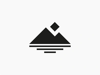 Mountain Lake Sunset Logo alps logo arctic arctic logo arctic mountain arctic symbol branding glacier logo glacier symbol graphic design logo logo design minimal logo modern logo mountain lake logo mountain logo mountain peaks mountain symbol summit logo sunset logo