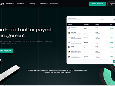 Blitz.co :Crypto Payroll management platform optimizing payments banking bitcoin blockchain crypto finance off ramp on ramp payment payroll ui unbanked usdc usdt