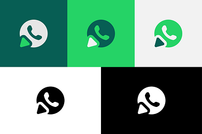 "WhatApp" - Logo Redesign colorful concept graphic design illustrator logo minimal mockup modification presentation redesign ui