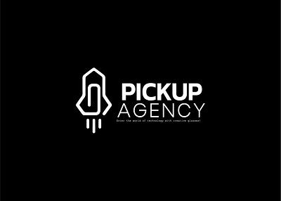 Pickup agency branding graphic design logo