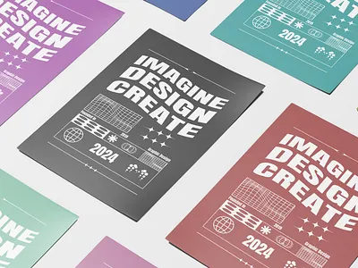Imagine Design Create Poster V1 branding graphic design poster typography