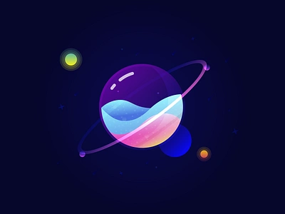 Galaxy galaxy graphic design illustration planet