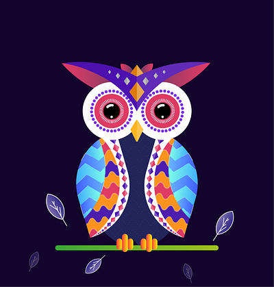 Owl adobe illustrator design graphic design illustration illustrator vector