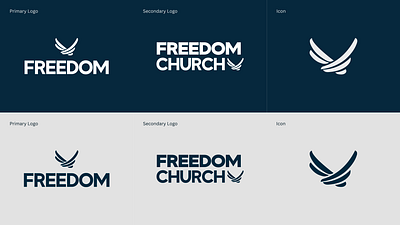 Freedom Church - Logo Scale badge brand design brand identity brand identity design branding church church design church logo design logo logo design ui