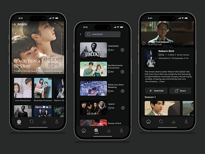 S_Drakor | Mobile Apps app design design drakor drama k drama k drama app korea kpop mobile mobile app mobile design mobile ui netflix saas streaming streaming app ui uiux ux watch