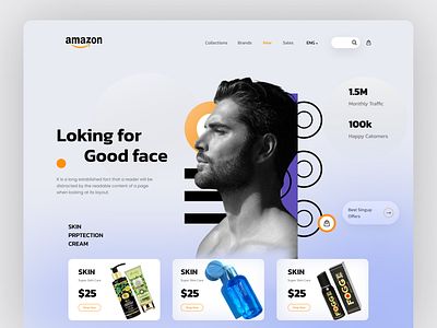 Skincare Product Design app design fast delivery app food design graphic design landing page product design skincare skincare product design ui