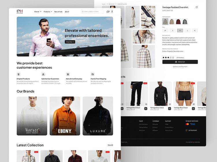 Emony Holding - E-Commerce Redesign by Atheeb on Dribbble