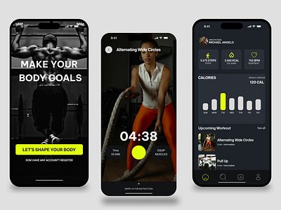 SansWorkout - Workout Mobile App app application design fitness fitness app gym gym app health mobile mobile app mobile fitness sport sport app training ui uiux ux workout