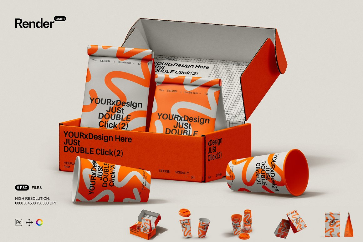 Paper Packaging Mockup Set branding mockup bundle mockup coffee coffee bag coffee bag mockup coffee cup cup mockup cup of coffee drink mockup packaging packaging box packaging mockup paper paper cup mockup paper mockup paper pouch pouch mockup scene mockup
