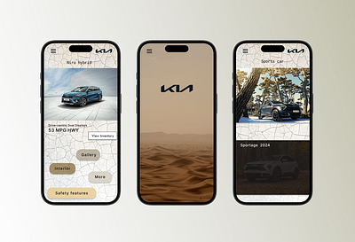 Kia Motors app autos branding cars designthinking kia kia motors ui ux wheels