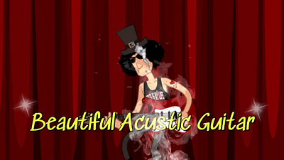 Acustic Guitar Cartoon 2d animation animate character animation character character illustrator guitar animation music animation