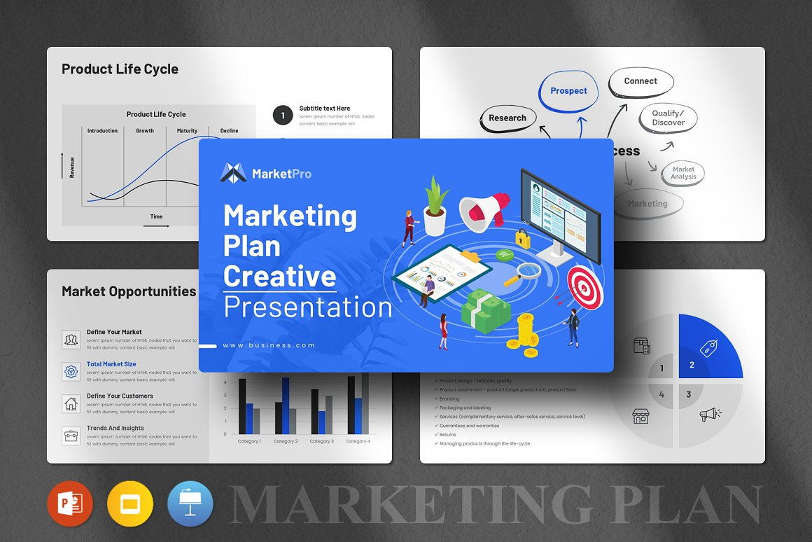 Marketing Plan Presentation Template business plan business proposal digital marketing plan google slides google slides template keynote template marketing plan marketing plan slides marketing proposal marketing strategy powerpoint powerpoint presentation powerpoint template project proposal