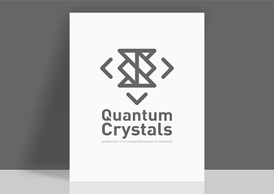 Production of a compasitebased on diamond design icon illustration logo typography