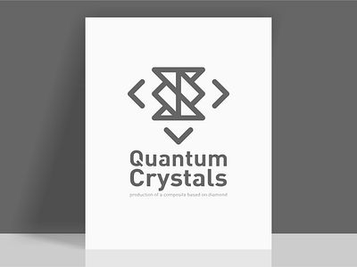 Production of a compasitebased on diamond design icon illustration logo typography