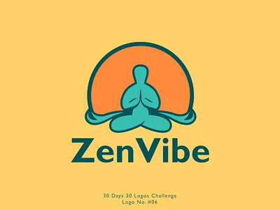 ZenVibe animation art bran identity design brand brand identity branding consultant logo custom logo design illustration illustrator lifestyle consultant logo logo design mascot logo minimal logo modern logo typography logo ui zen vibe