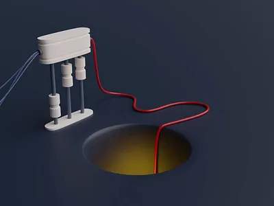 Energy from hell 3d animation blender energy hell minimalist motion graphics science simple unlimited power