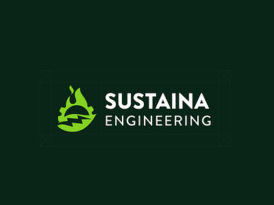 Sustaina Engineering Logo Design brand design branding energy saving logo engineering logo green leaf logo green logo illustration logo design sustainable earth sustainable energy sustainable logo vector