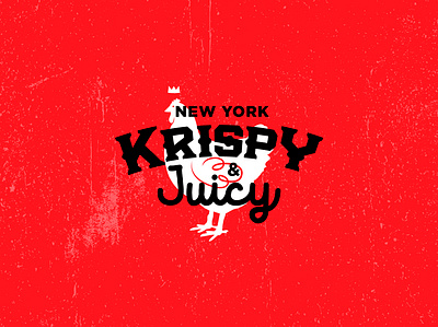 Branding New York Krispy & Juicy behance brand branding design dribbble graphic design identity logo logotype motion graphics symbol