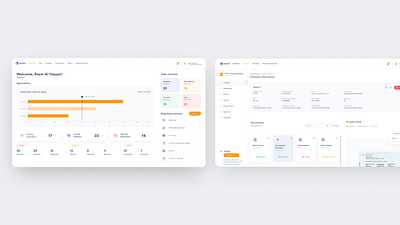 B2B Dashboard b2b cards chart dashboard tasks ui web