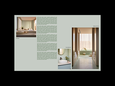 0009-SPA blue branding clean design grid hotel landing page layout minimalist modern simple spa ui web design