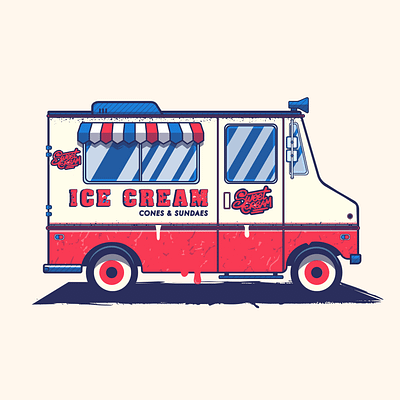 Ice cream Truck carefully made top colors kids fans funny ice cream truck graphic ice cream truck icecream truck driver lovers wating nice melody waitin t shirt