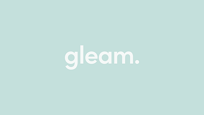 Gleam branding dentist logo design graphic design logo design minimalism natural logo oral care logo typography