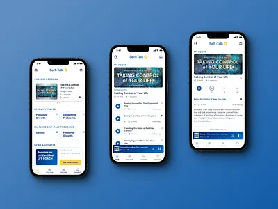 Self-Talk+ Redesign mobile app product design ui