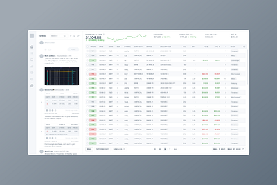 Strike - Trader Feed layout product design trading ui