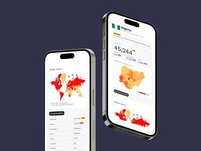 COVID-19 Tracker iOS App: User Interface Design android android app design android app designer app app design app interface design app interface designer app ui design application application design design ios iphone mobile mobile app mobile app design mobile application design mobile ui mobile ui design ui