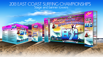 ECSC 2013 Stage Banners vector looking for feedback