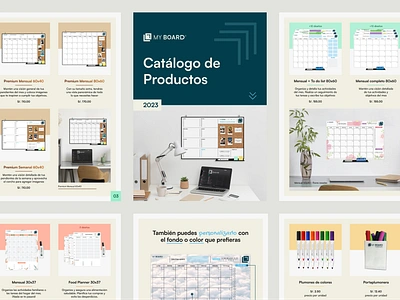 Digital catalog design - My Board brand branding catalog figma graphic design photoshop ui ux