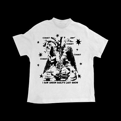 Arson Daily Band T-shirt graphic design print design