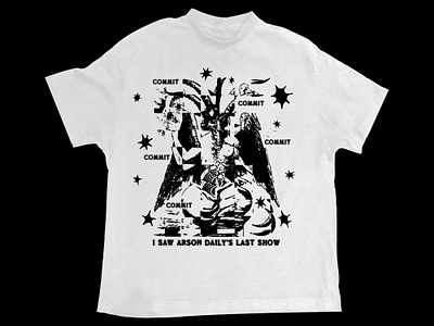 Arson Daily Band T-shirt graphic design print design