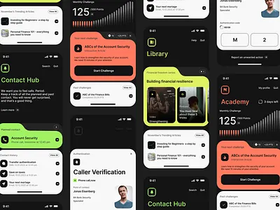Finance Security App UI app design graphic design ui ux web