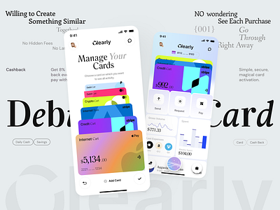 Digital card wallet app design graphic design ui ux web
