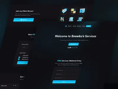 Website Design for Snowku Deals company dashboard design discord figma free ui ux vector website