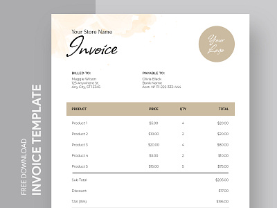 Company Invoice With Logo Free Google Docs Template bill business check corporate docs free google docs templates free template free template google docs google google docs google docs invoice template invoice invoice with logo invoices payment sales tax template