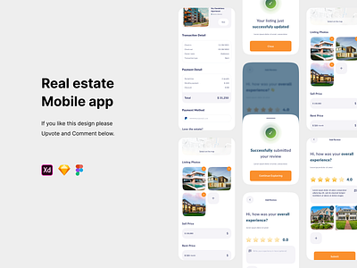 Real Estate -app app design real estate app ui ui design