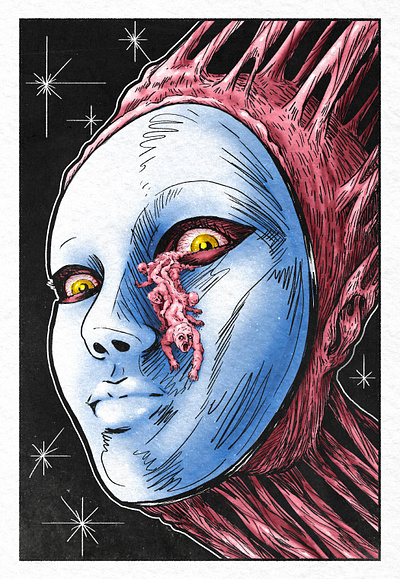 Cosmic Body Horror By Katie Conrad On Dribbble